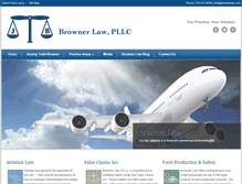 Tablet Screenshot of brownerlaw.com